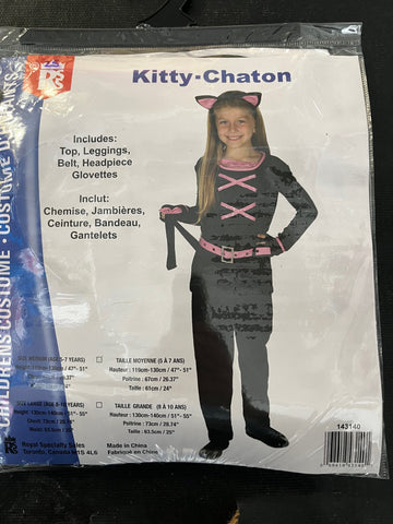 Girl's Kitty Costume Age 5-7 (143 140)*