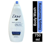 750 ml Dove Deeply Nourishing Softer and Smoother Skin Body Wash
