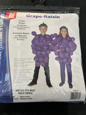 Kid's Foam Grape Costume (142 970)
