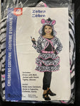 Girl's Zebra Costume Age 8-10 (141 710)