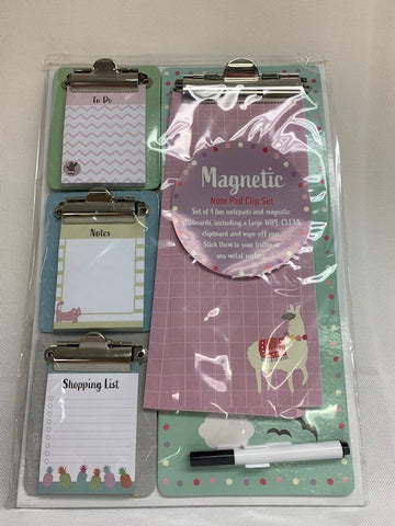Magnetic Note Pad Clip Set