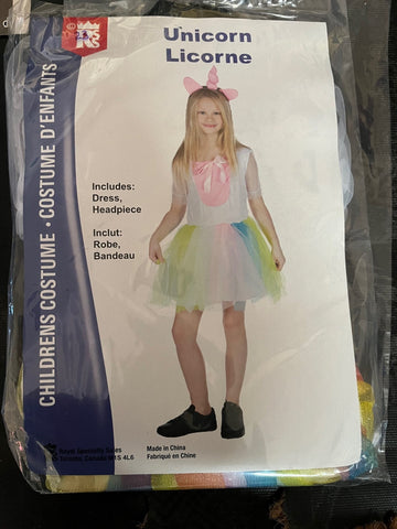 Girl's Unicorn Costume Age 5-7 (145 000)